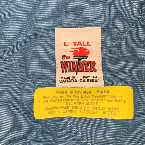 NOMEX Men’s Fire Resistant Jacket. BNWOT. Size Large, Tall - Picture 3 of 4